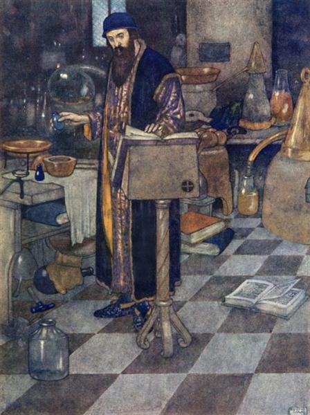 Illustration for The Magician Breaks His Staff